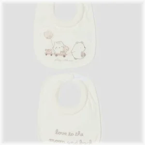 Set 2 Bavaglini Orsetti (Bianco)